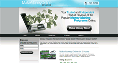 Desktop Screenshot of makemoneyonline-programs.com